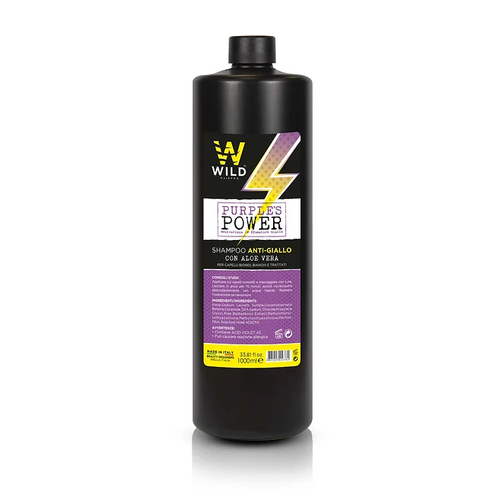 Wild - Purple's power Shampoo anti-giallo - 1000 ml