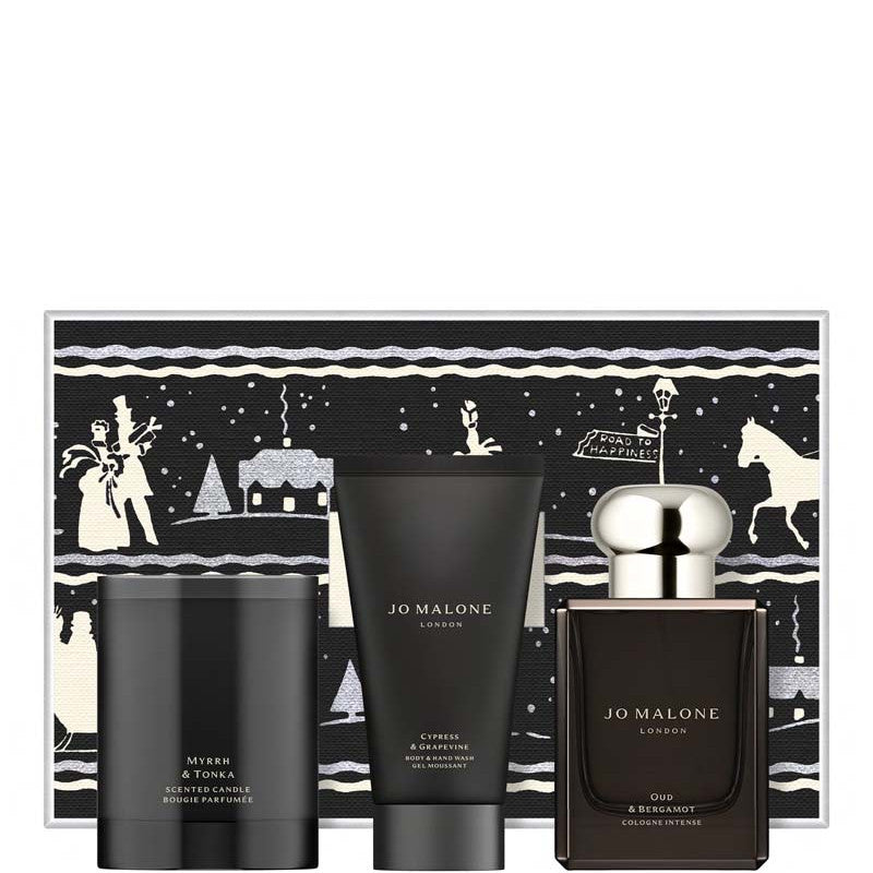Jo Malone London Cologne Intense Trio LIMITED EDITION 50 ML Cologne Intense + 50 ML - 50 ML Cologne Intense + 50 ML Body & Hand Wash + 65 GR Candela