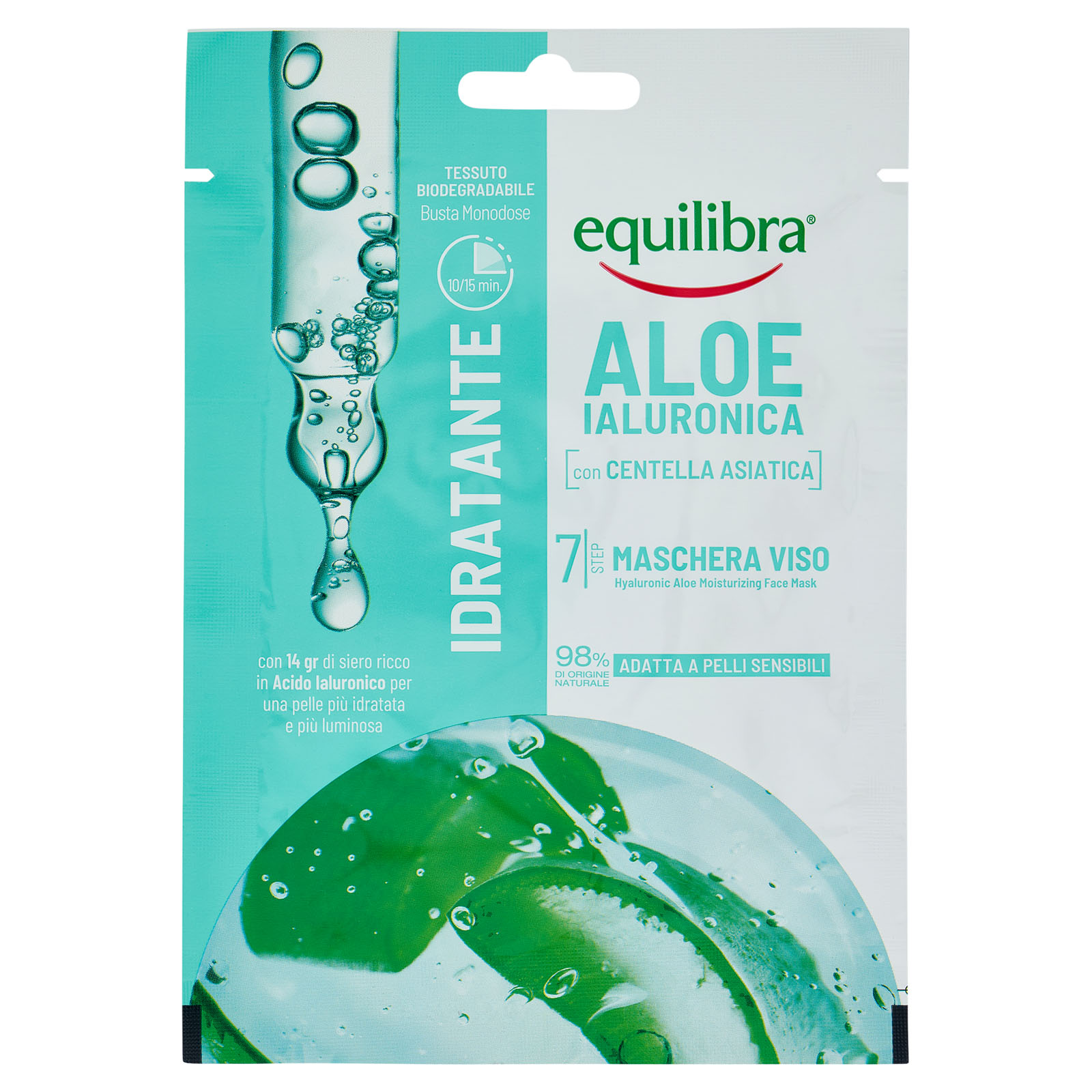 Maschera Viso Idratante Aloe Ialuronica