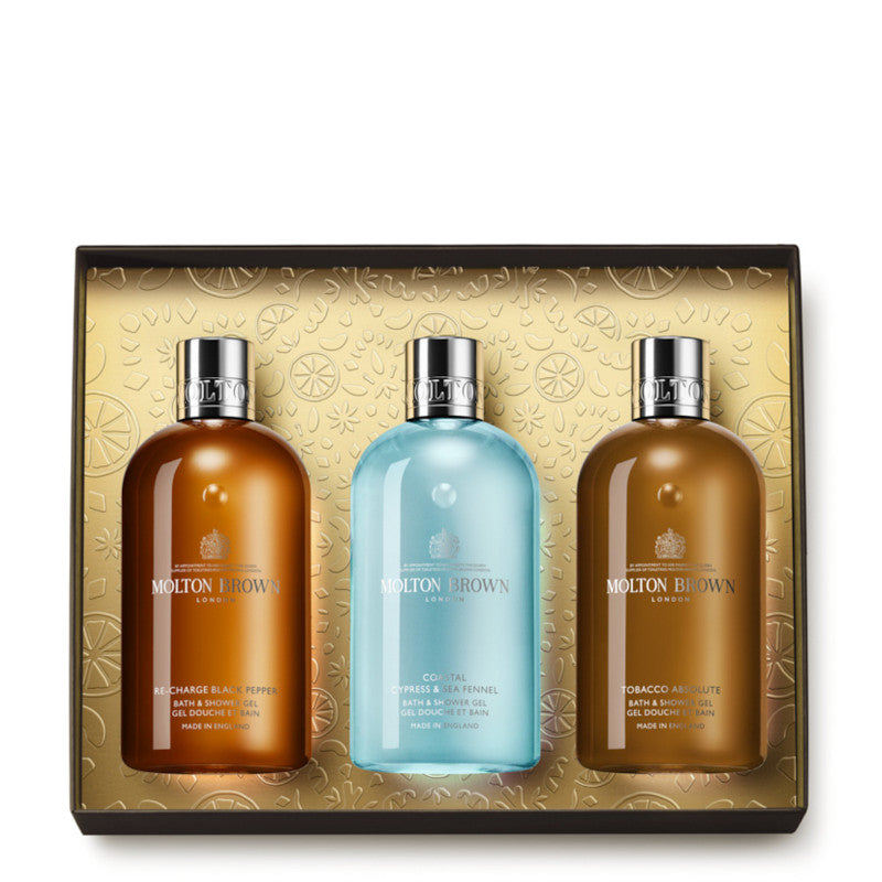 Woody & Aromatic Body Care Gift Set 3 X 300 ML Shower Ge - 3 X 300 ML Shower Ge