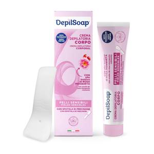 Crema Depilatoria Corpo Con Spatola Pelli Sensibili 150 ml