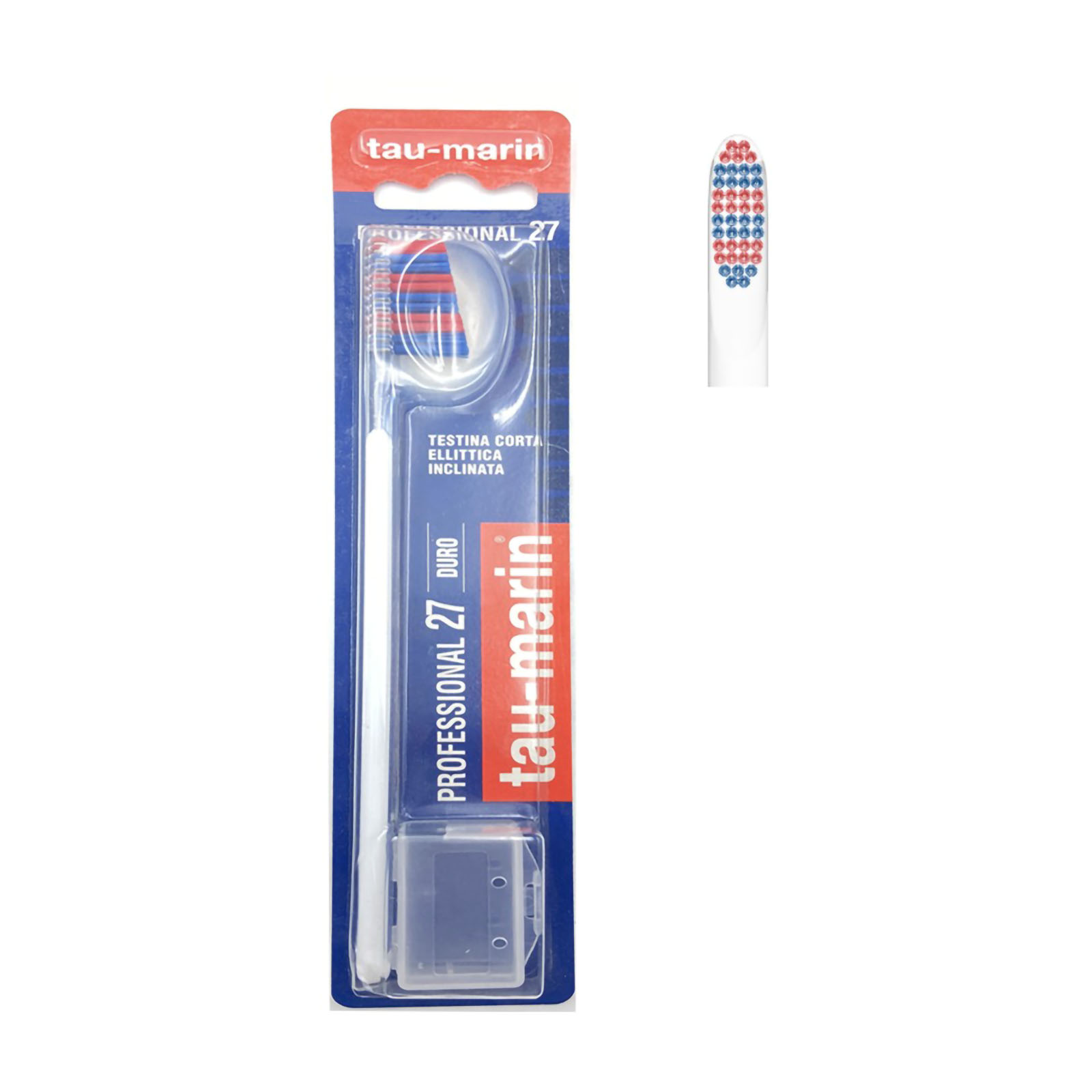 Professional 27 Spazzolino Con Setole Dure Per Gengive Forti Testine Ellittica