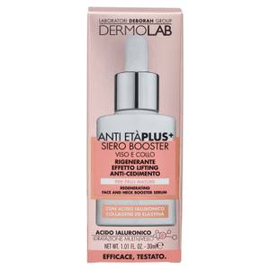 Anti Età Plus+ Siero Booster Viso E Collo Rigenerante Effetto Lifting Anti-cedimento 30 ml