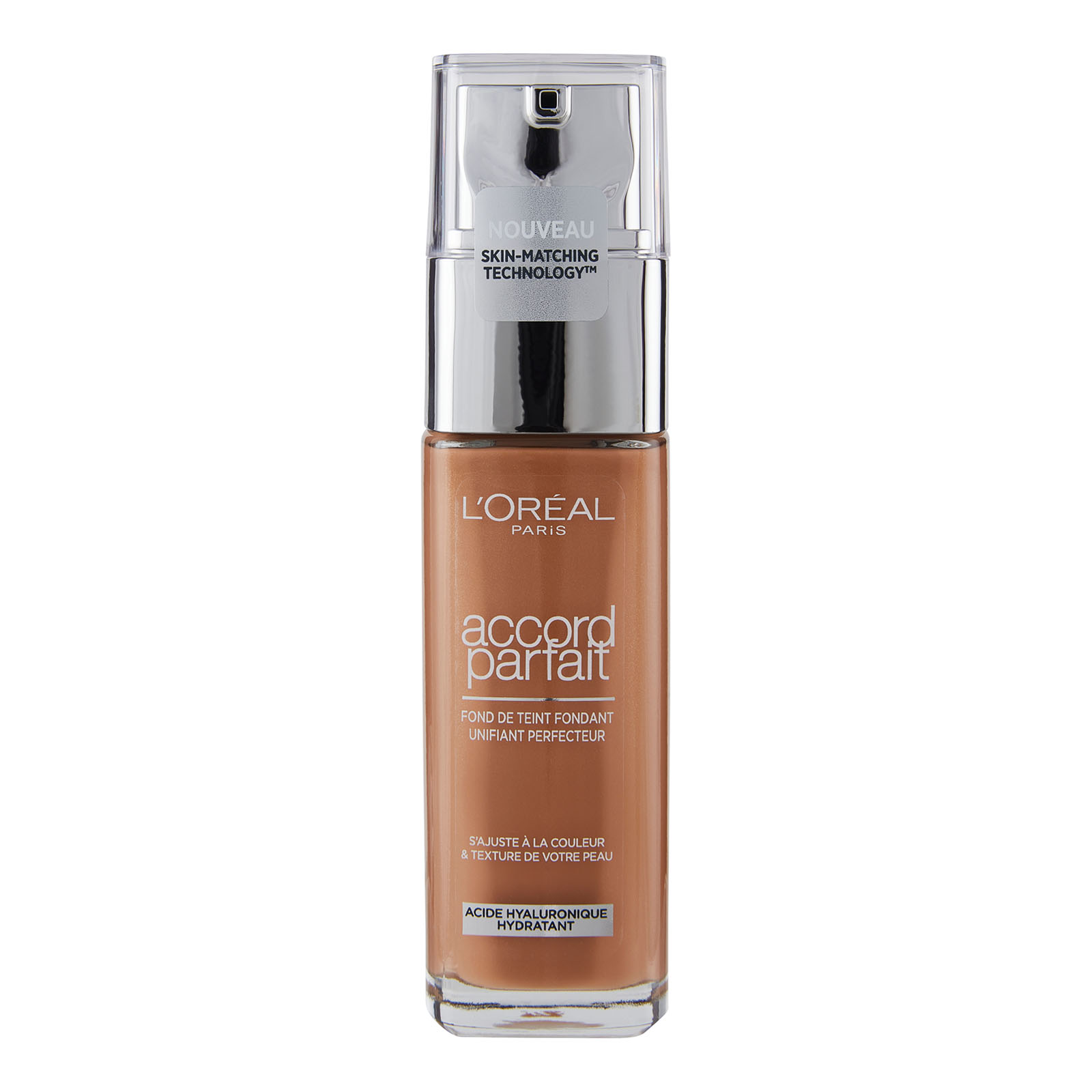 Accord Parfait Fondotinta Liquido con Acido Ialuronico 30ml 8d8w cappuccino dorè