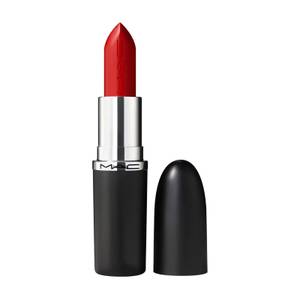 Macximal Sleek Satin Lipstick 30 left on red