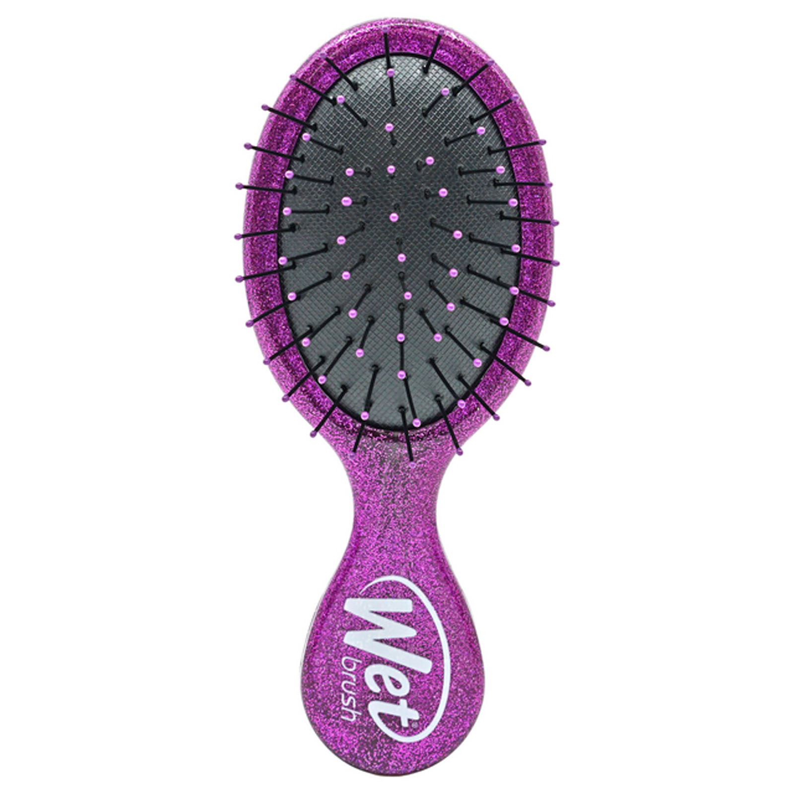 Mini Spazzola Districante Disney Glitter Ball - Viola Gelsomino