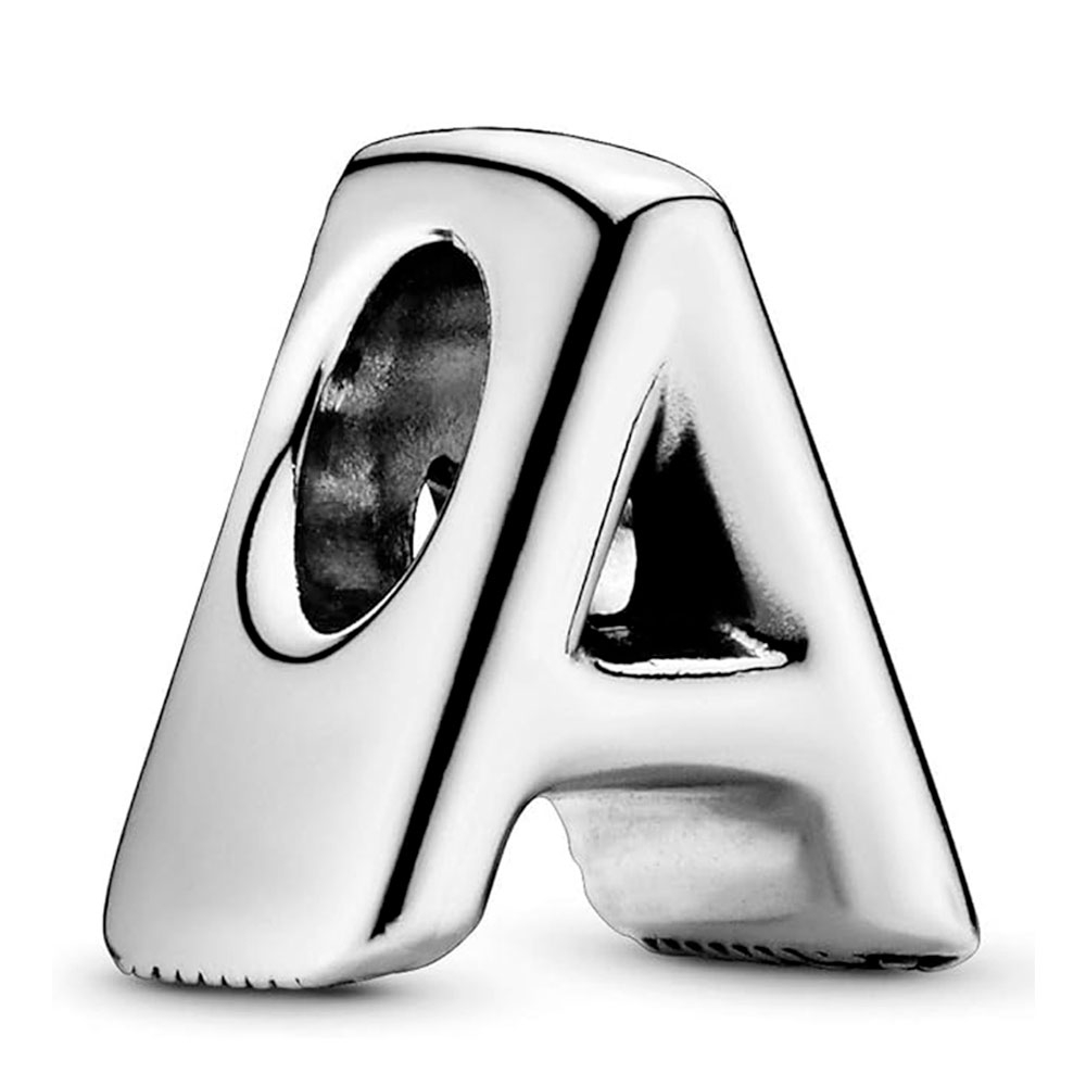 Pandora Charms Charm in argento Lettera A 797455