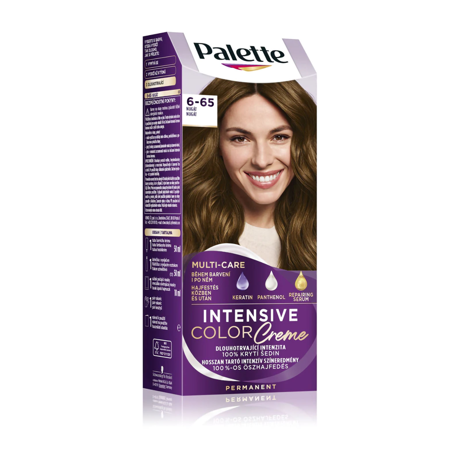 Palette Intensive Color Creme 6.65 Castano Nocciola