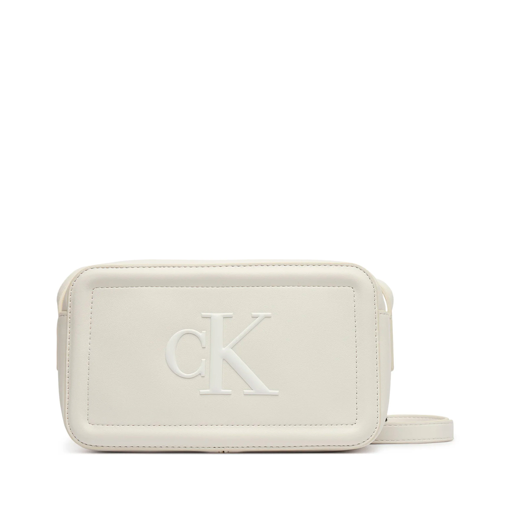 Calvin Klein Jeans Borse da donna, articoli da toeletta e valigie Borsa a tracolla a forma di macchina fotografica con monogramma distintivo.