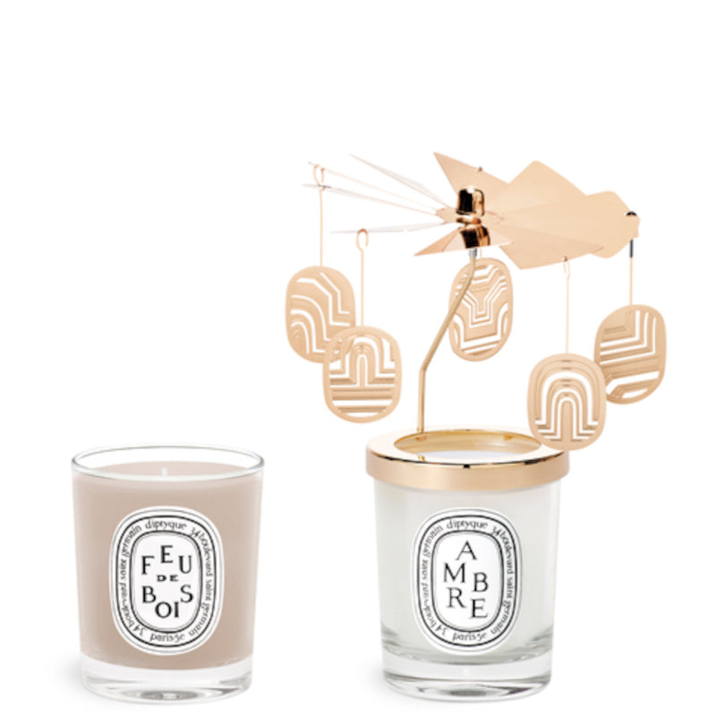 Ambre e Feu de Bois Carrousel delle Feste Holiday 2023 2 x 70 gr - 2 x 70 gr