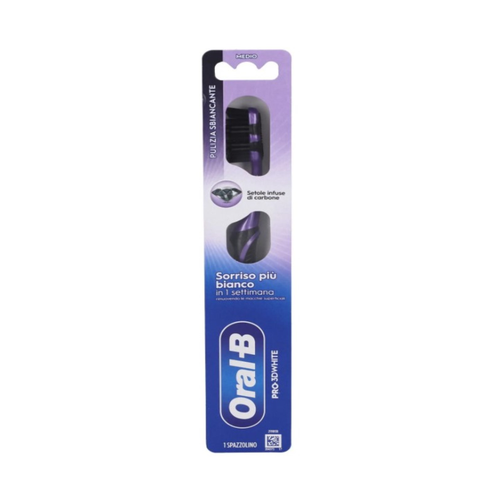 SPAZZOLINO PRO 3DWHITE CHARCOAL MEDIUM