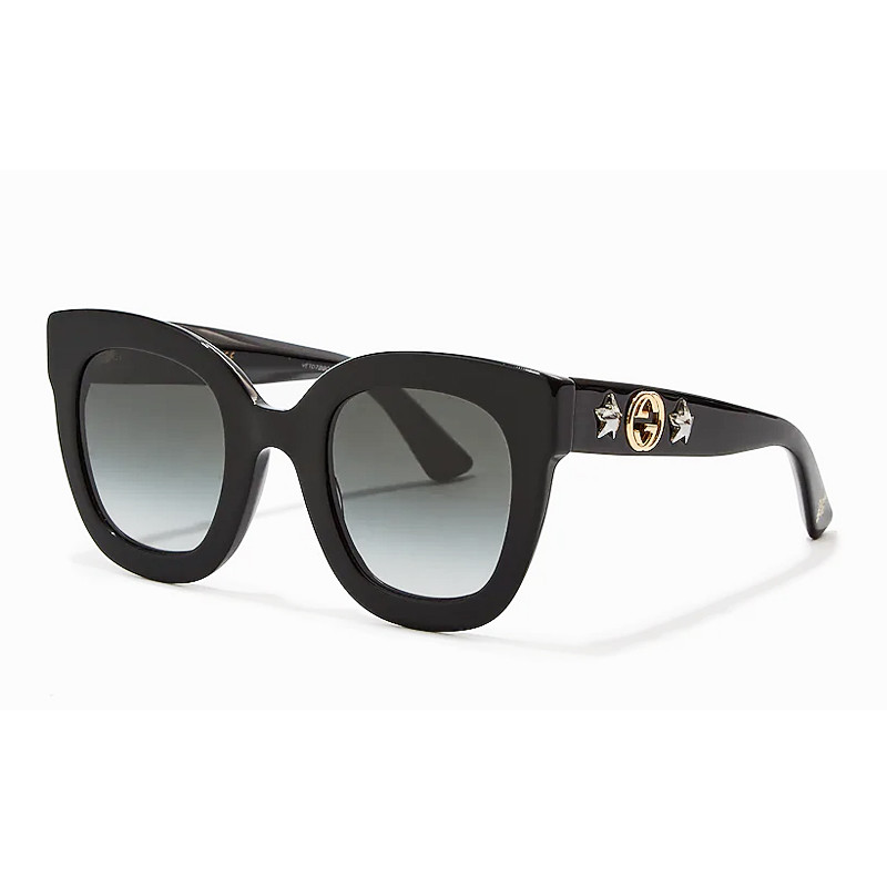 Gucci Eyewear Occhiali da sole da donna GG0208S 49 Acetate Black