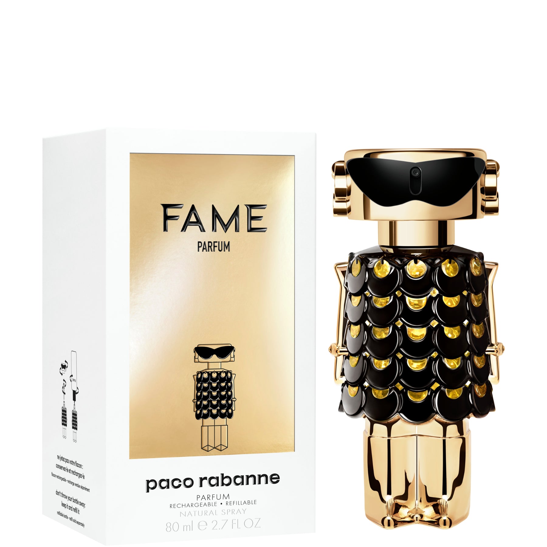 Rabanne Fame Parfum - 80 ML Ricaricabile