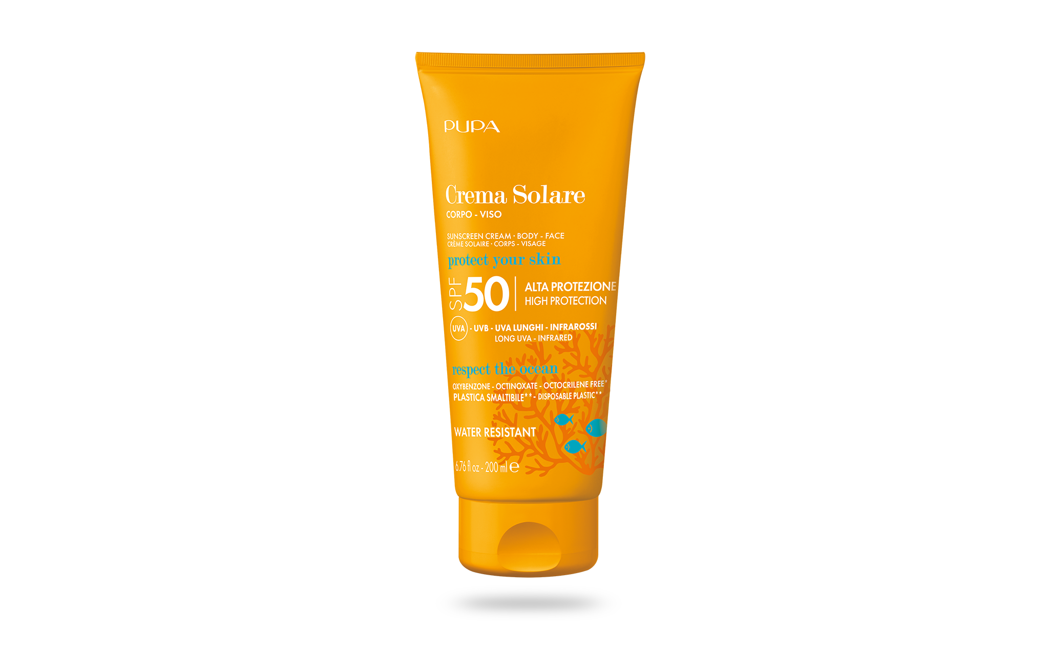 Pupa - Crema solare corpo & viso 200 ml - SPF 50