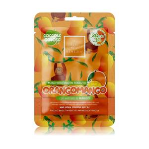 Maschera Viso In Tessuto Orangomango