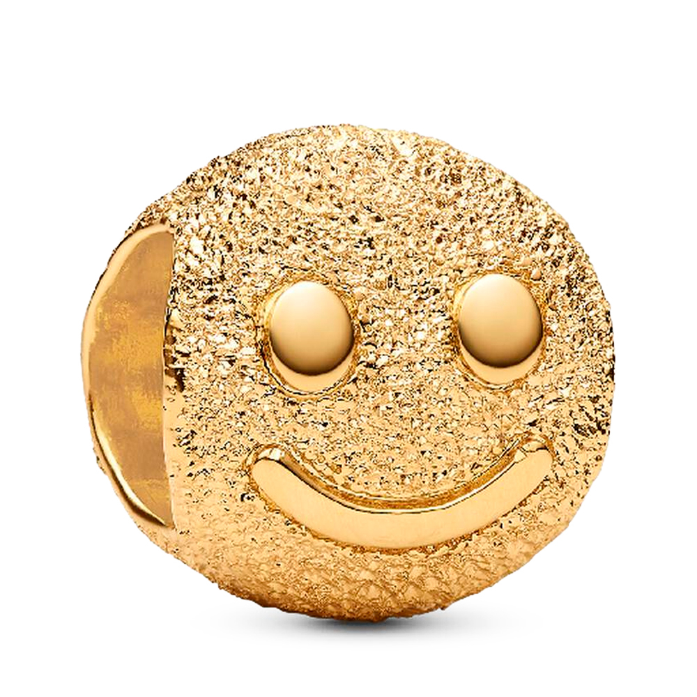 Pandora Charms Ciondolo Mini Happy Face Texture 764526C00