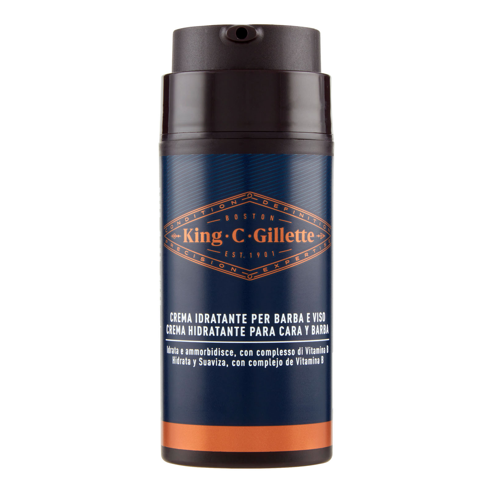 Gillette Crema Idratante Per Barba E Viso, Con Complesso Vitamina B 100 ml