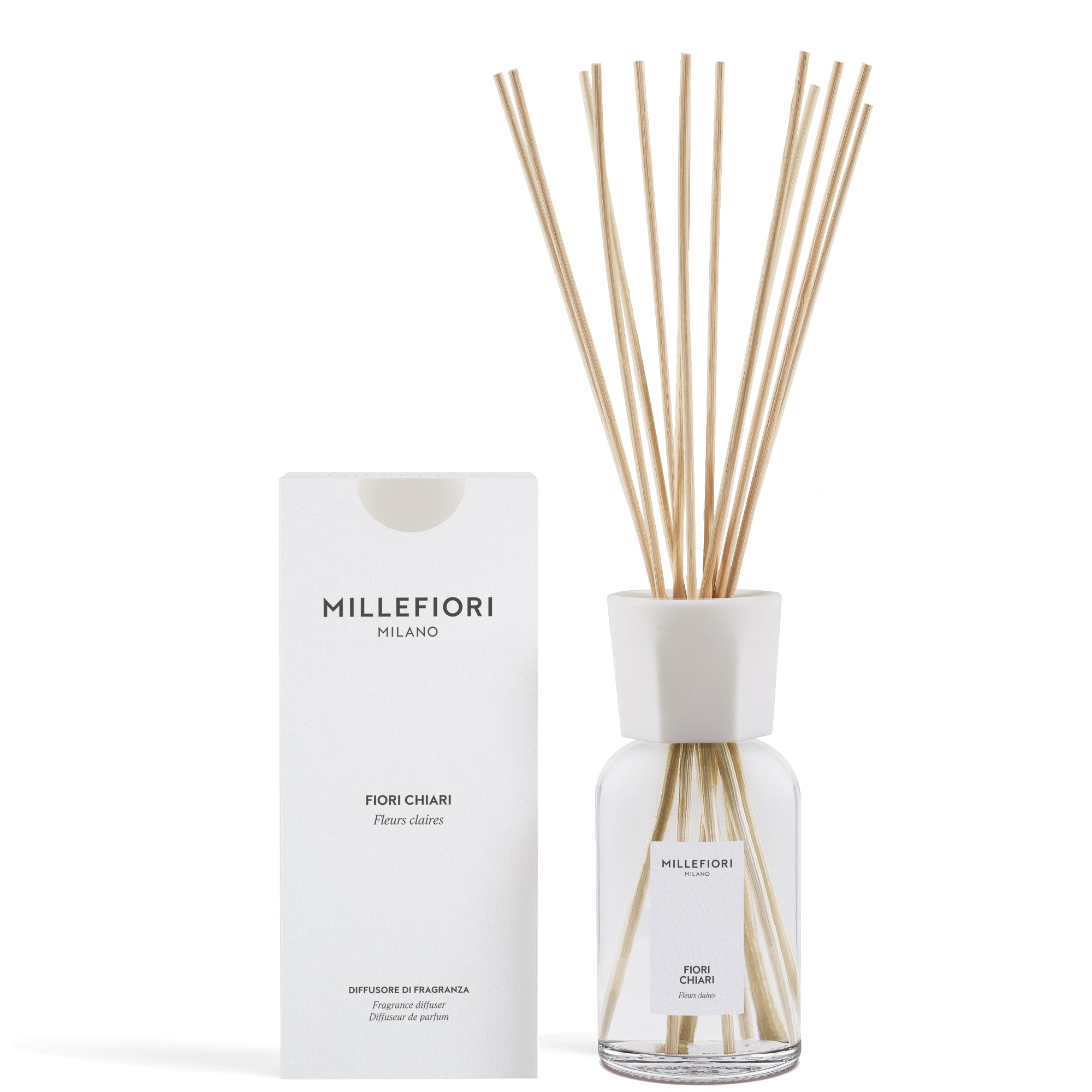 Millefiori Milano Diffusore a Bastoncini Fiori Chiari - 500 ML