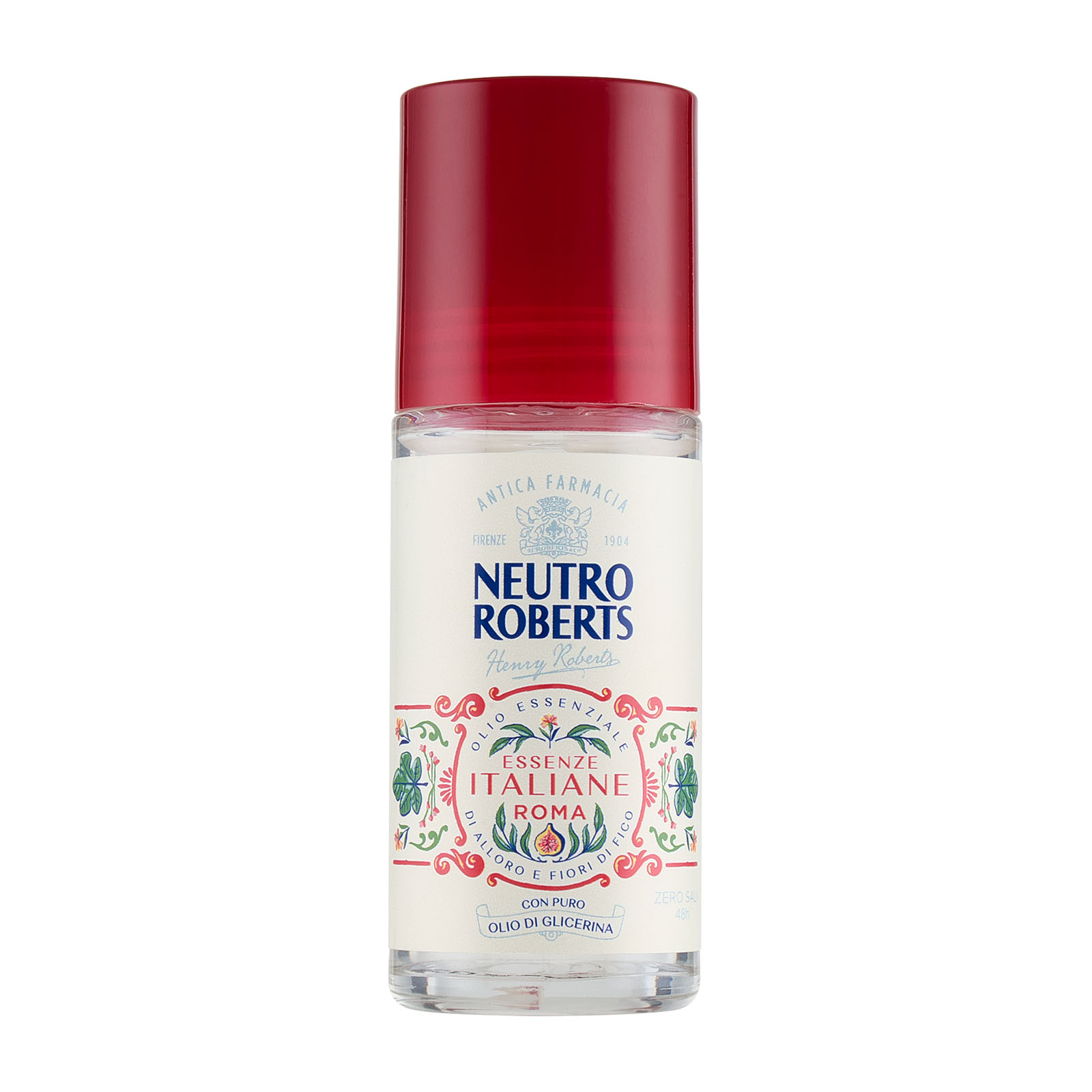 Essenze Italiane Roma - Deodorante Roll-on Olio Essenziale Di Alloro E Fiori Di Fico 50 ml
