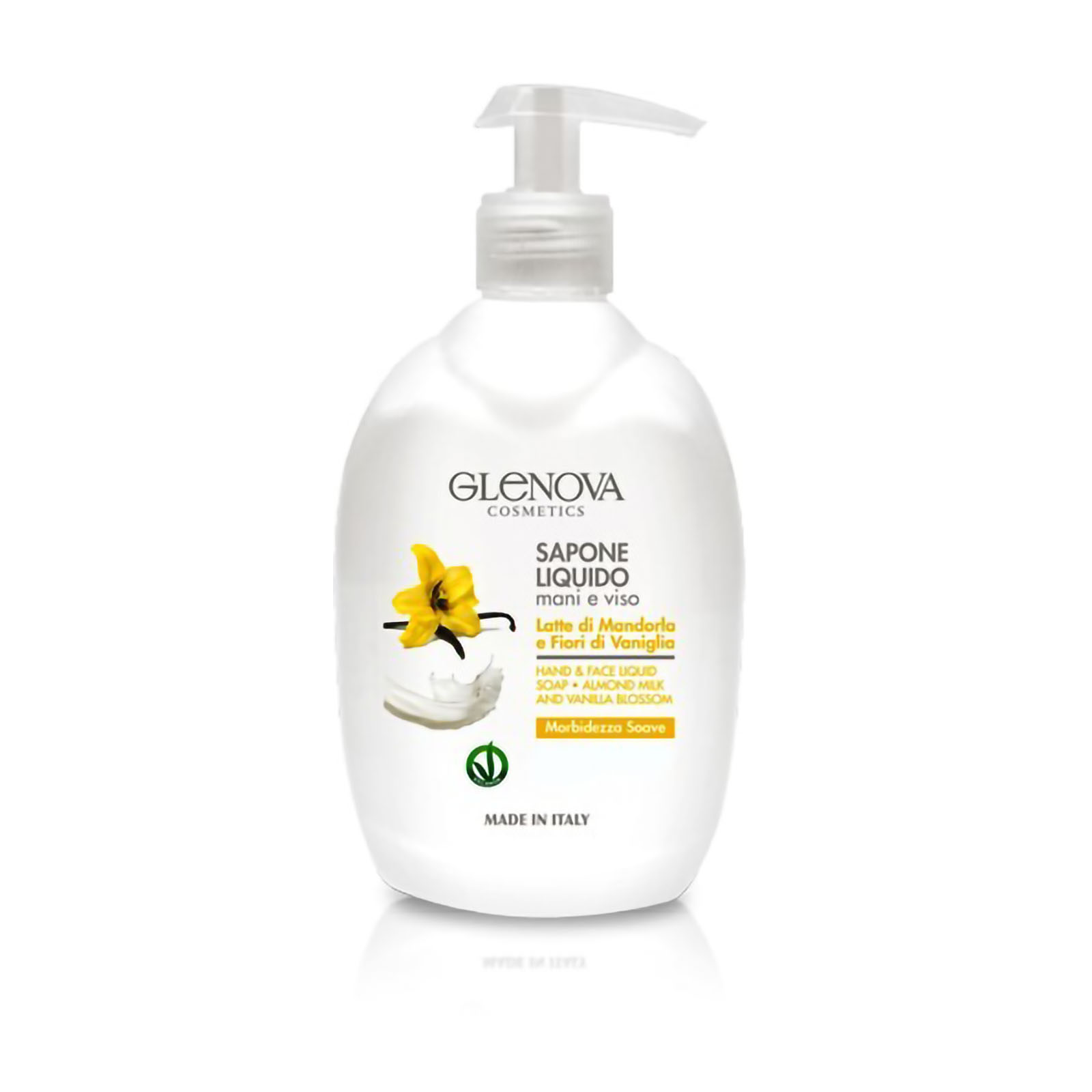 Sapone Liquido Mani E Viso Latte Di Mandorla E Fiori Di Vaniglia 500 ml