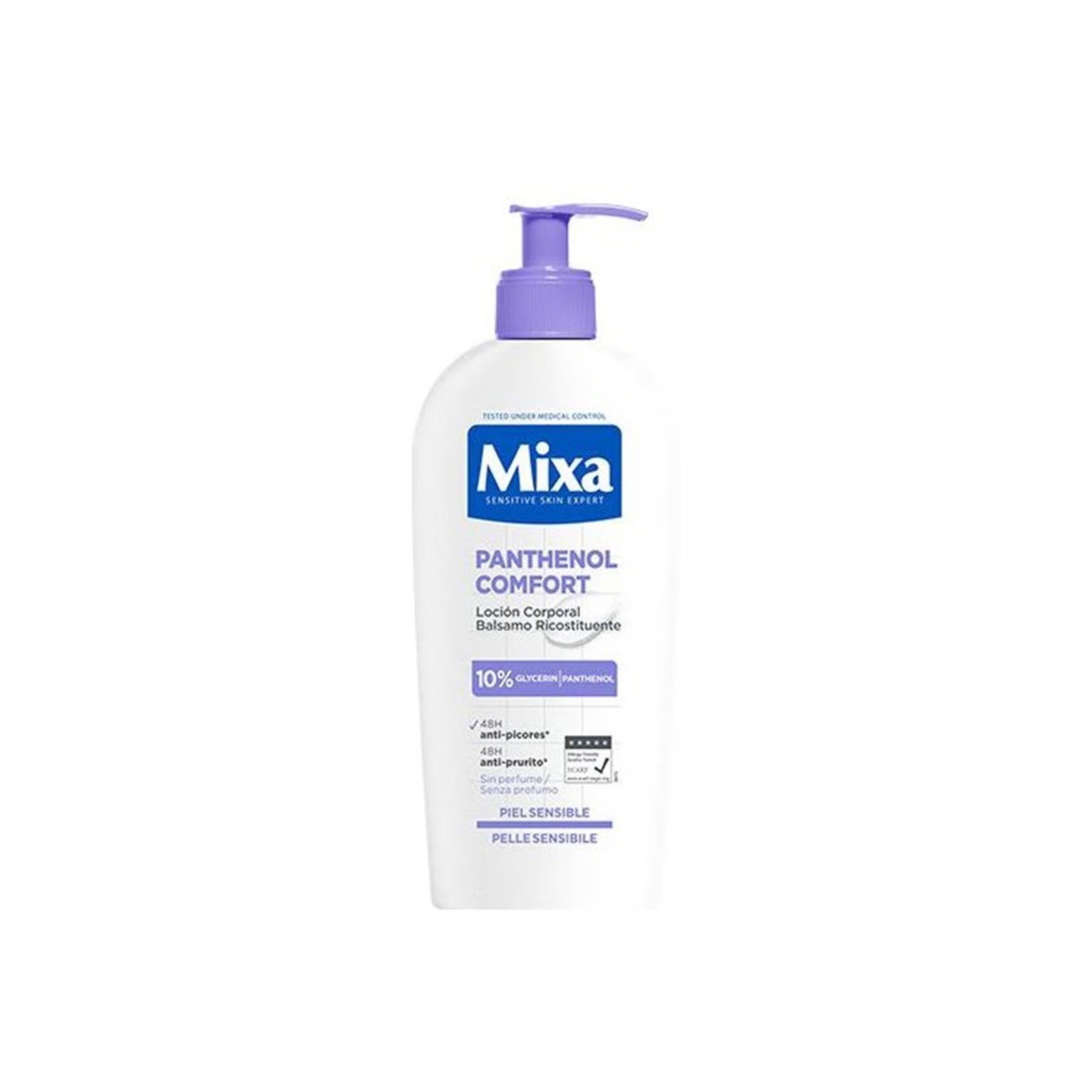 Mixa Sensitive skin expert - Crema corpo 400 ml | Lozione corpo 250 ml - Lozione corpo 250 ml - Panthenol comfort
