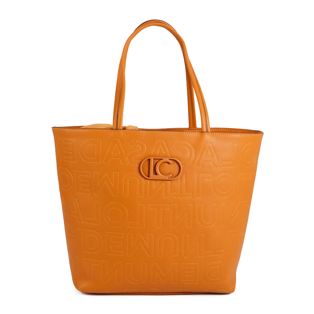 Lola Casademunt Borse da donna, articoli da toeletta e valigie Borsa shopper destrutturata con cuciture monogramma