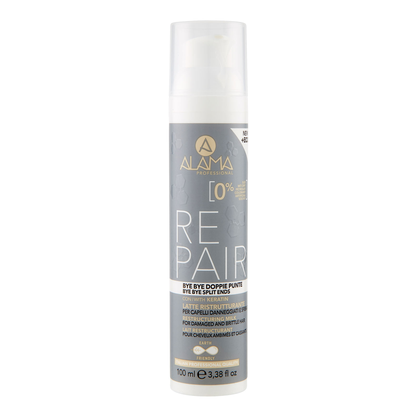Repair Bye Bye Doppie Punte Latte Ristrutturante Per Capelli Danneggiati 100 ml