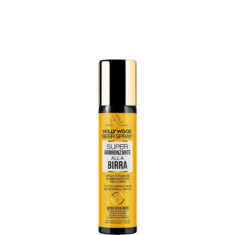 HOLLYWOOD BEER SPRAY - Super Abbronzante alla Birra Viso/Corpo 75 ML - 75 ML