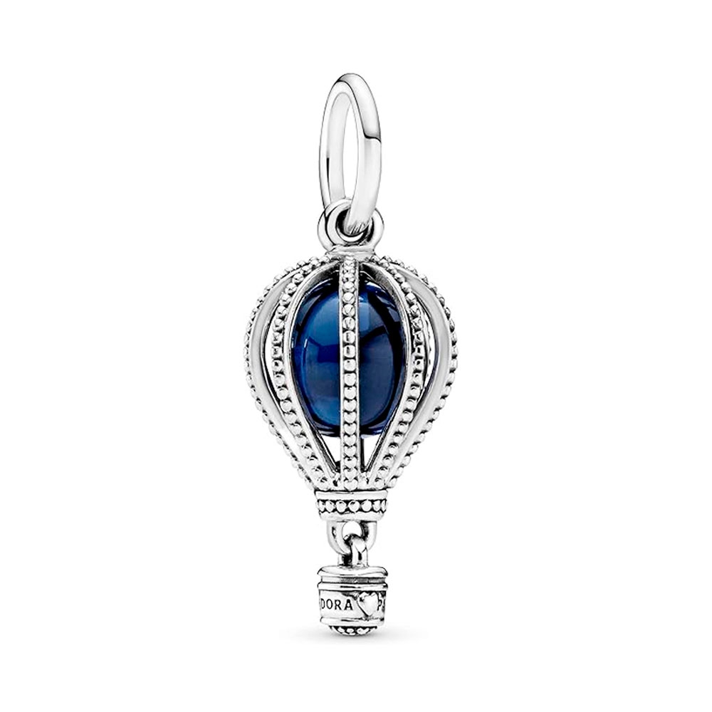 Pandora Charms CIONDOLO IN ARGENTO STERLING CON PALLONCINO AEROSTATICO BLU 798064NMB