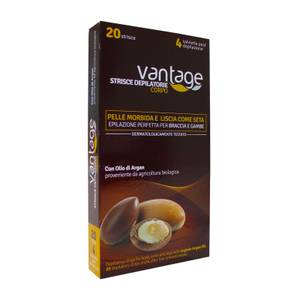 Strisce Depilatorie Corpo Argan 20 Pz