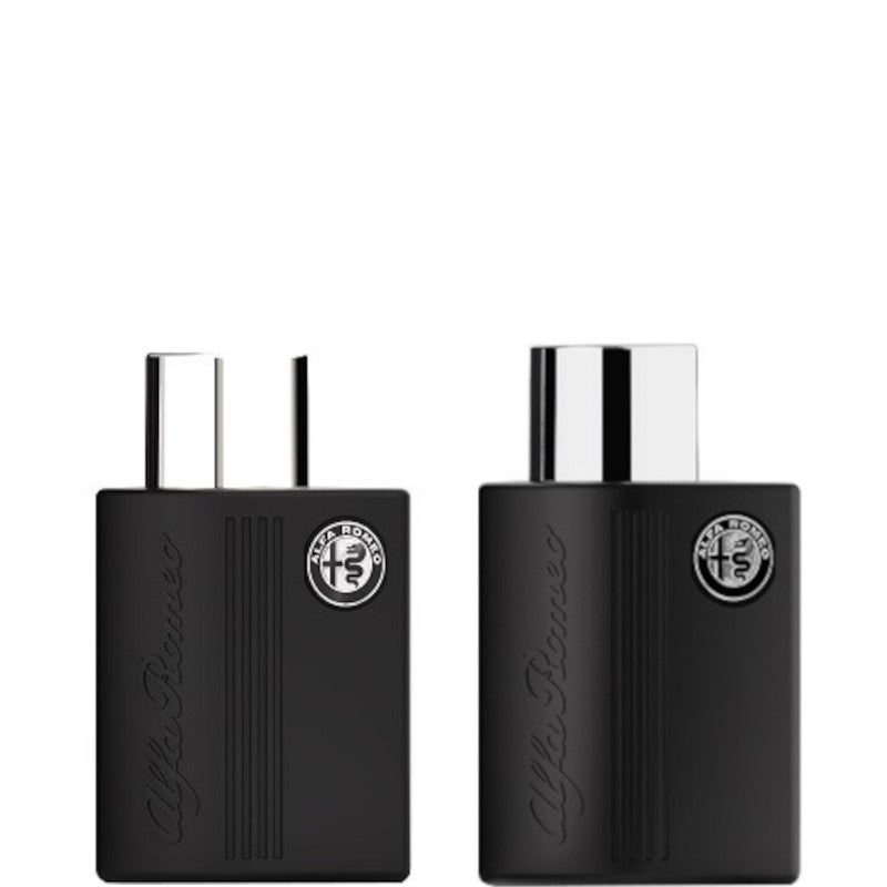 Alfa Romeo Black Confezione 75 ML Eau de Toilette + 75 ML After Shave Lotion - 75 ML Eau de Toilette + 75 ML After Shave Lotion