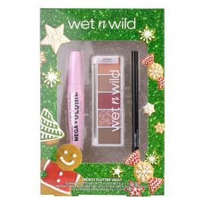 Set Regalo Frosty Flutter Con Eyeliner Nero Retrattile, Mascara Volumizzante E Palette Ombretti In 5 Tonalità