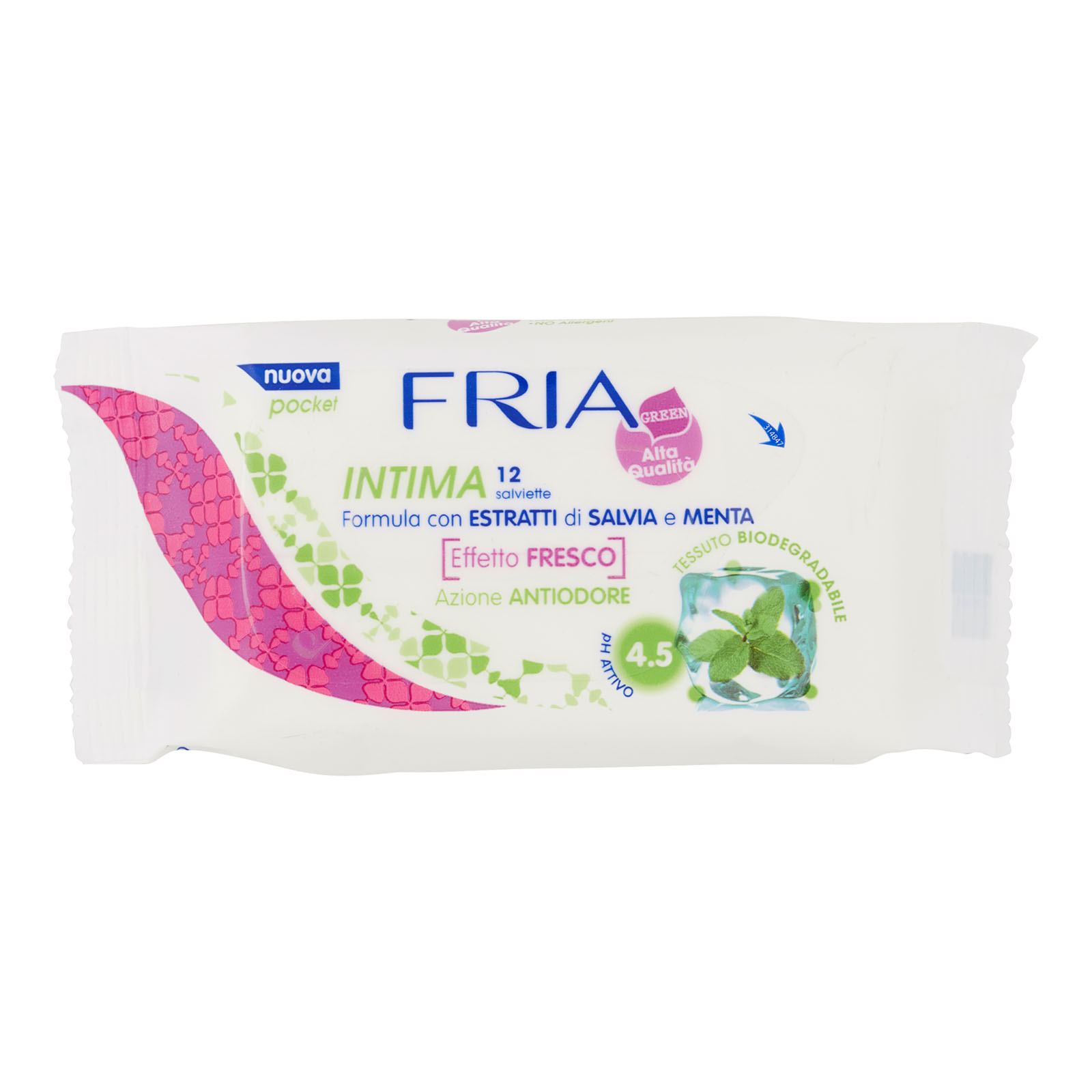Green Intima Effetto Fresco Pocket 12 Pz
