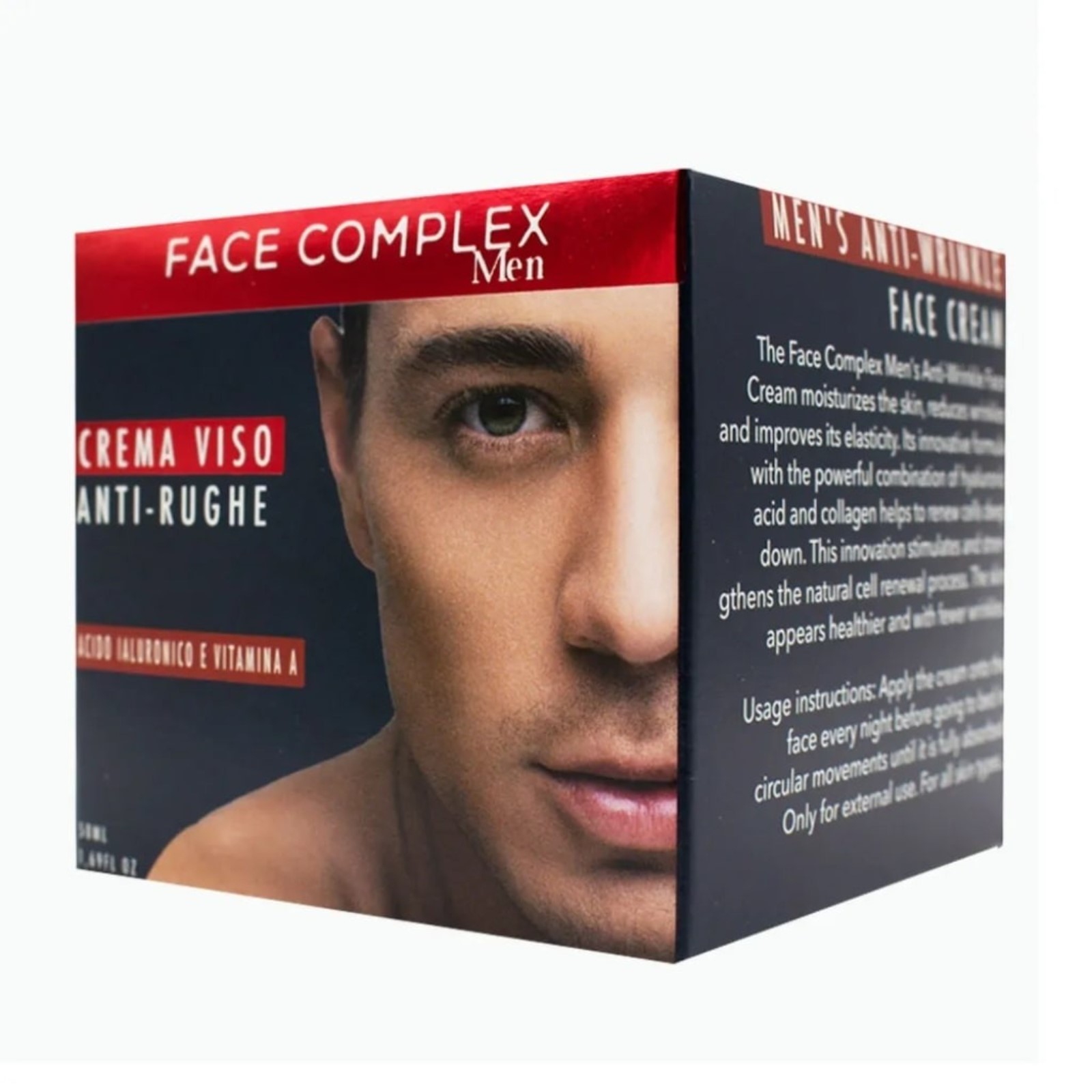 Crema Viso Antirughe Uomo 50 ml