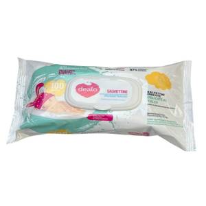 Salviettine Imbevute Delicate Baby Ultra Talco 100 Pz