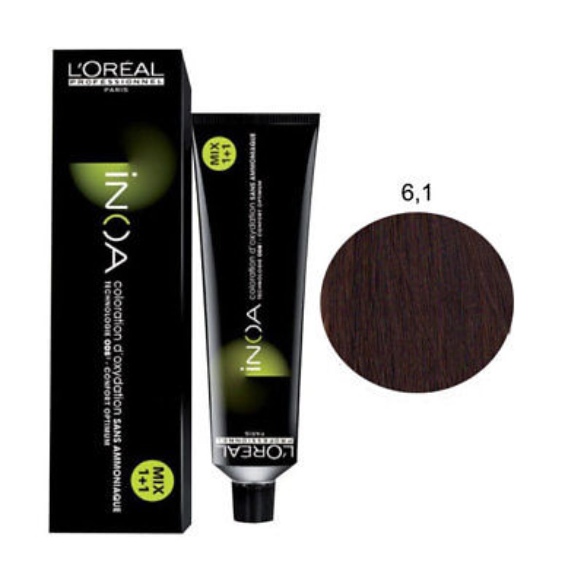 L'Oreal Inoa Tintura - 6.1 Biondo Scuro Cenere