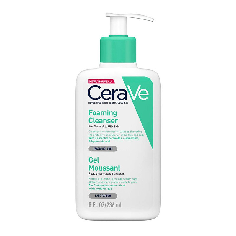 Cerave Facciale Foaming Cleanser Gel detergente schiumogeno