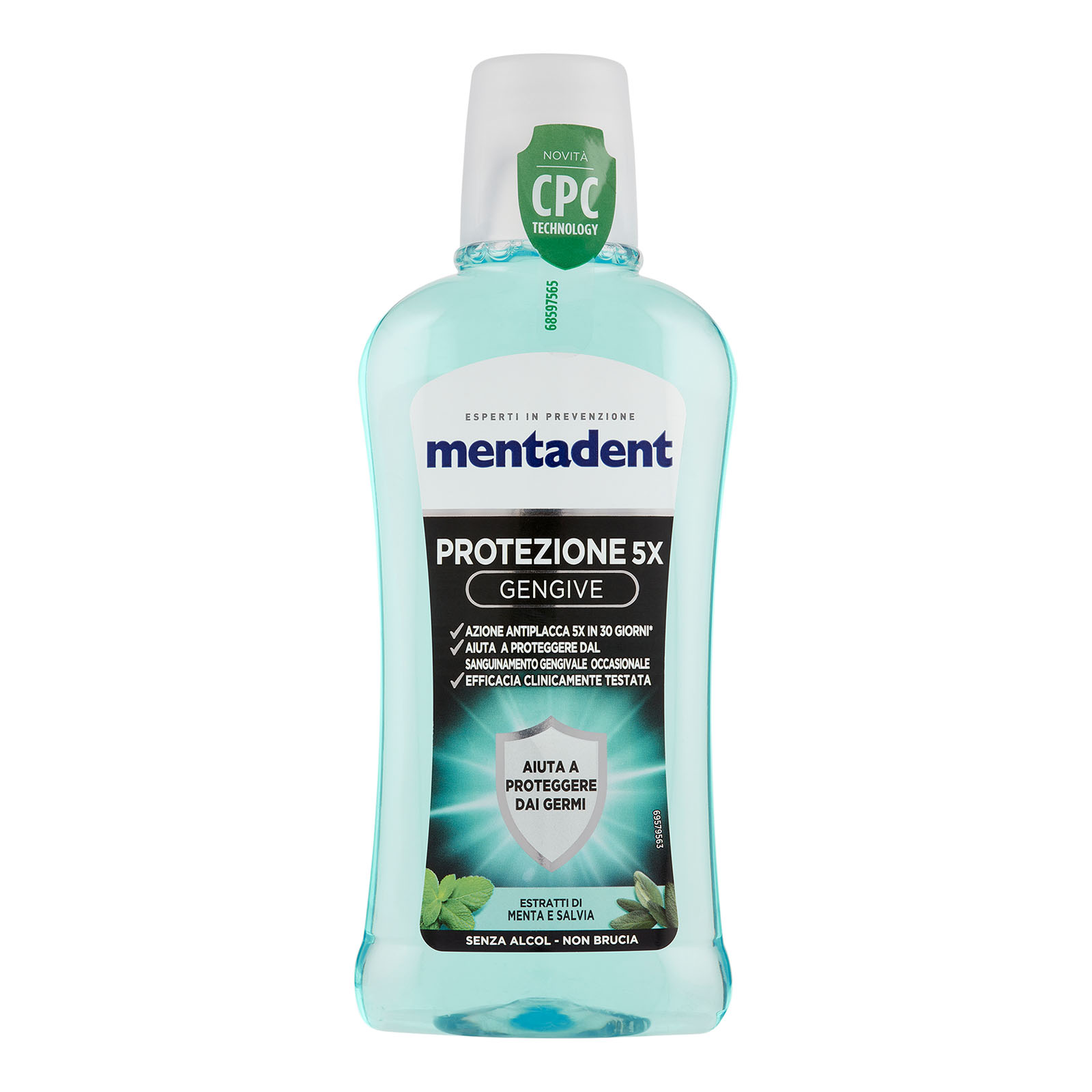Collutorio Protezione 5x Gengive Senza Alcol Menta E Salvia 400 ml