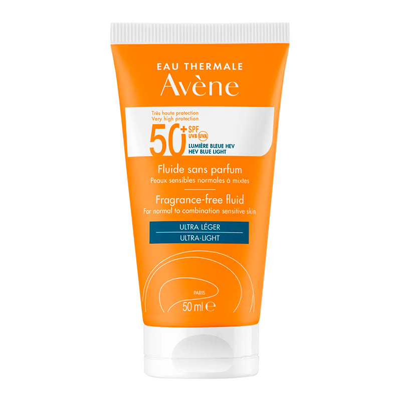 Avene Creme Solari Viso Fragrance-free fluid SPF50+