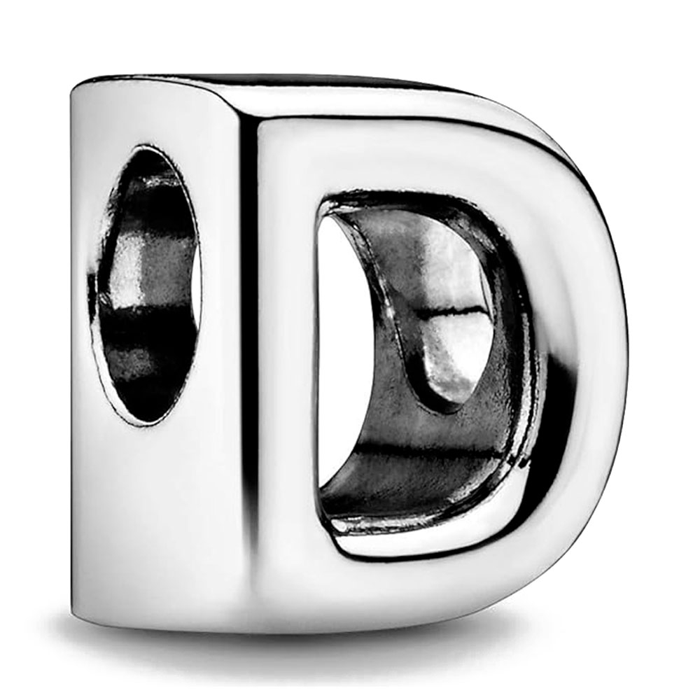 Pandora Charms Charm in argento Lettera D 797458