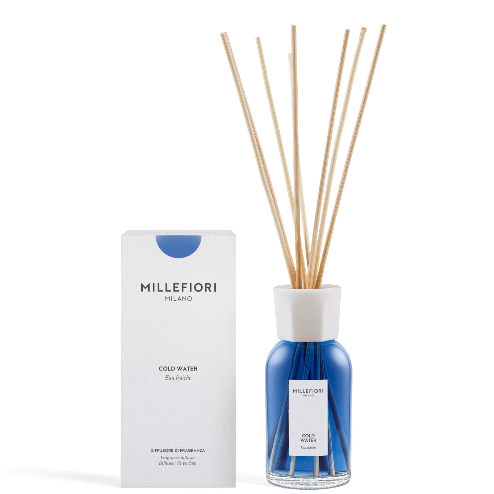Millefiori Milano Diffusore a Bastoncini Cold Water - 250 ML