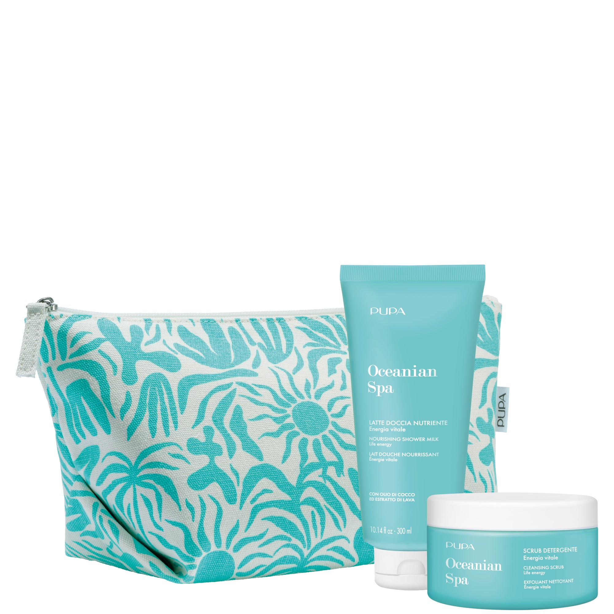 OCEANIA SPA Latte Doccia Nutriente + Scrub Corpo - 300 ML