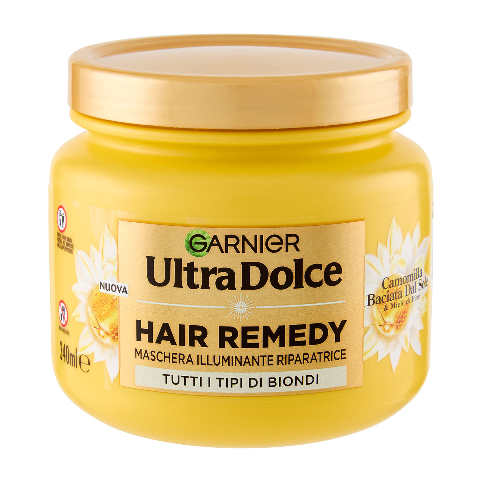 Camomilla Baciata Dal Sole & Miele Di Fiori - Maschera Illuminante Riparatrice Hair Remedy 340 ml