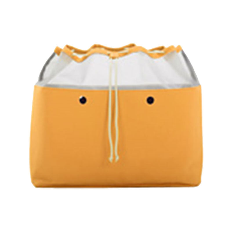Canvas O BAG Beach MINI Giallo Grigio OBAGS118MAS02235 - OBAGS118MAS02235