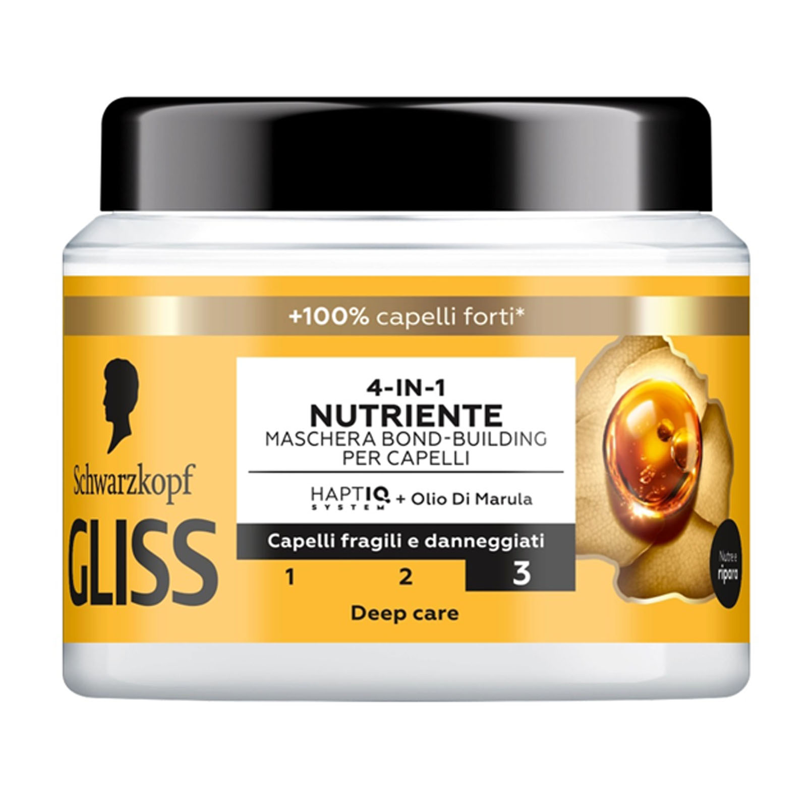 Maschera Capelli 4in1 Nutriente Capelli Fragili E Danneggiati 400 ml