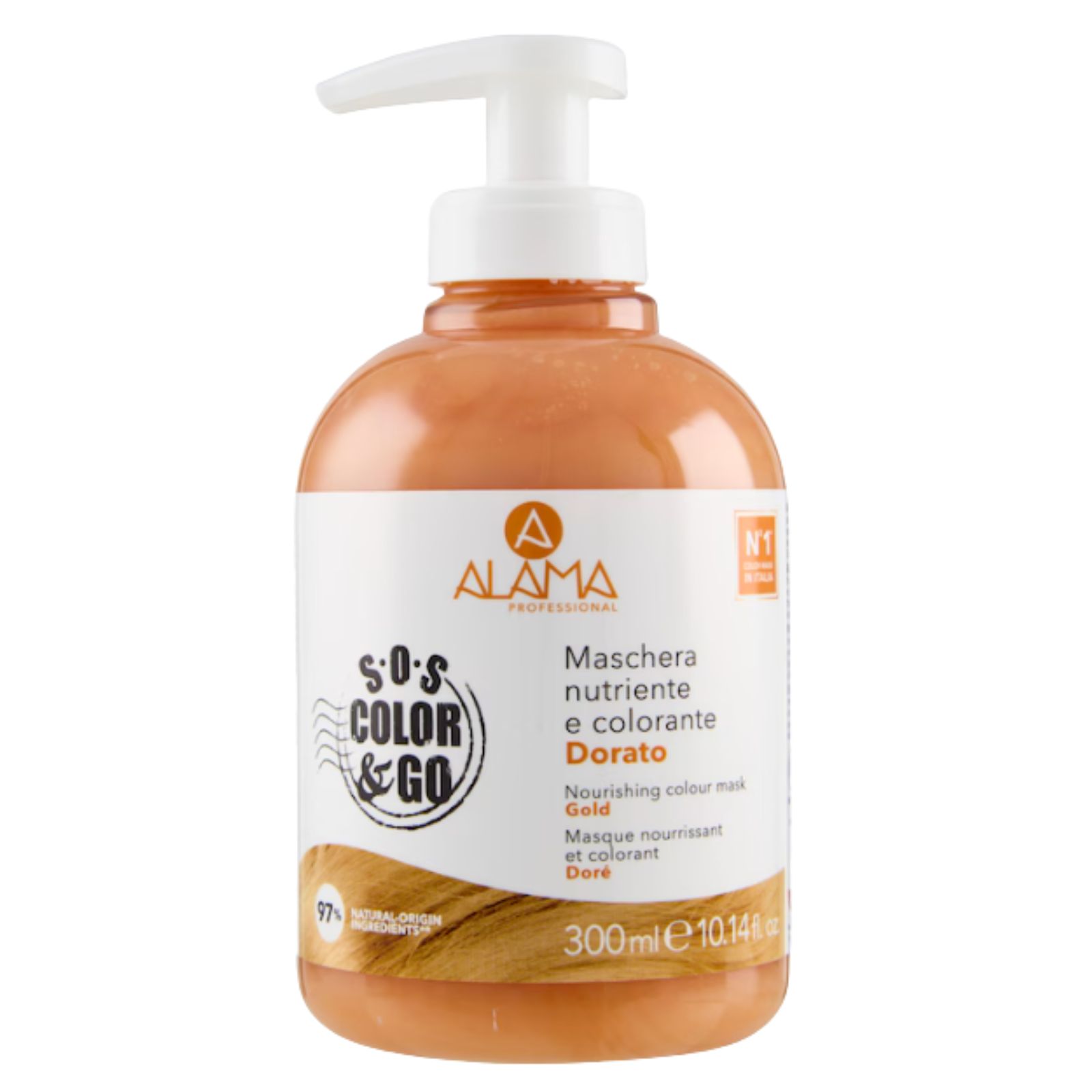 S.O.S Color & Go Maschera Colorata Condizionante Dorato