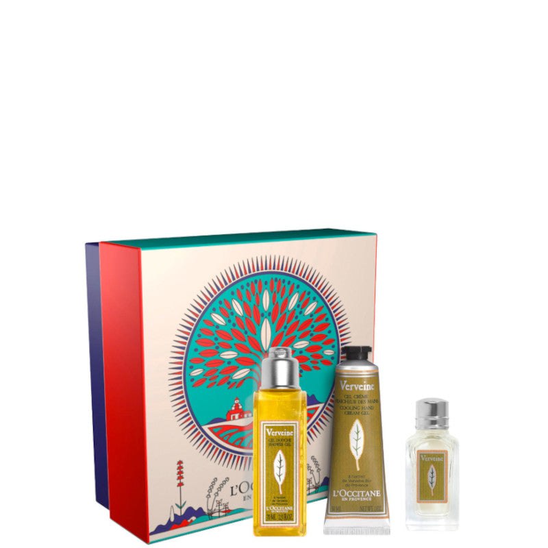 Verveine Cofanetto 7,5 ML Eu de Toilette + 70 ML Gel Doccia + 30 ML Crema Mani - 7,5 ML Eu de Toilette + 70 ML Gel Doccia + 30 ML Crema Mani