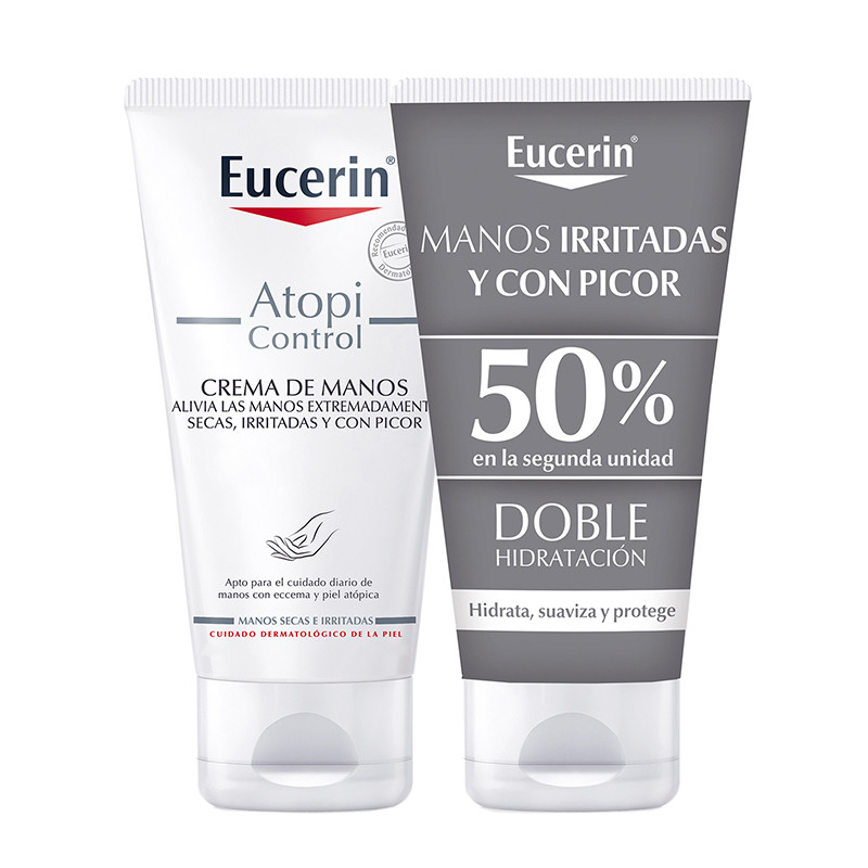 Eucerin Mani Duplo AtopiControl Crema mani per pelle secca e irritata