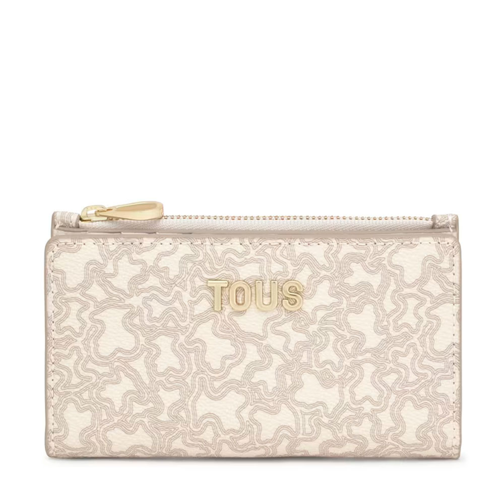 Tous Portafogli e portamonete da donna Portafoglio Kaos Mini Lines Beige TOUS
