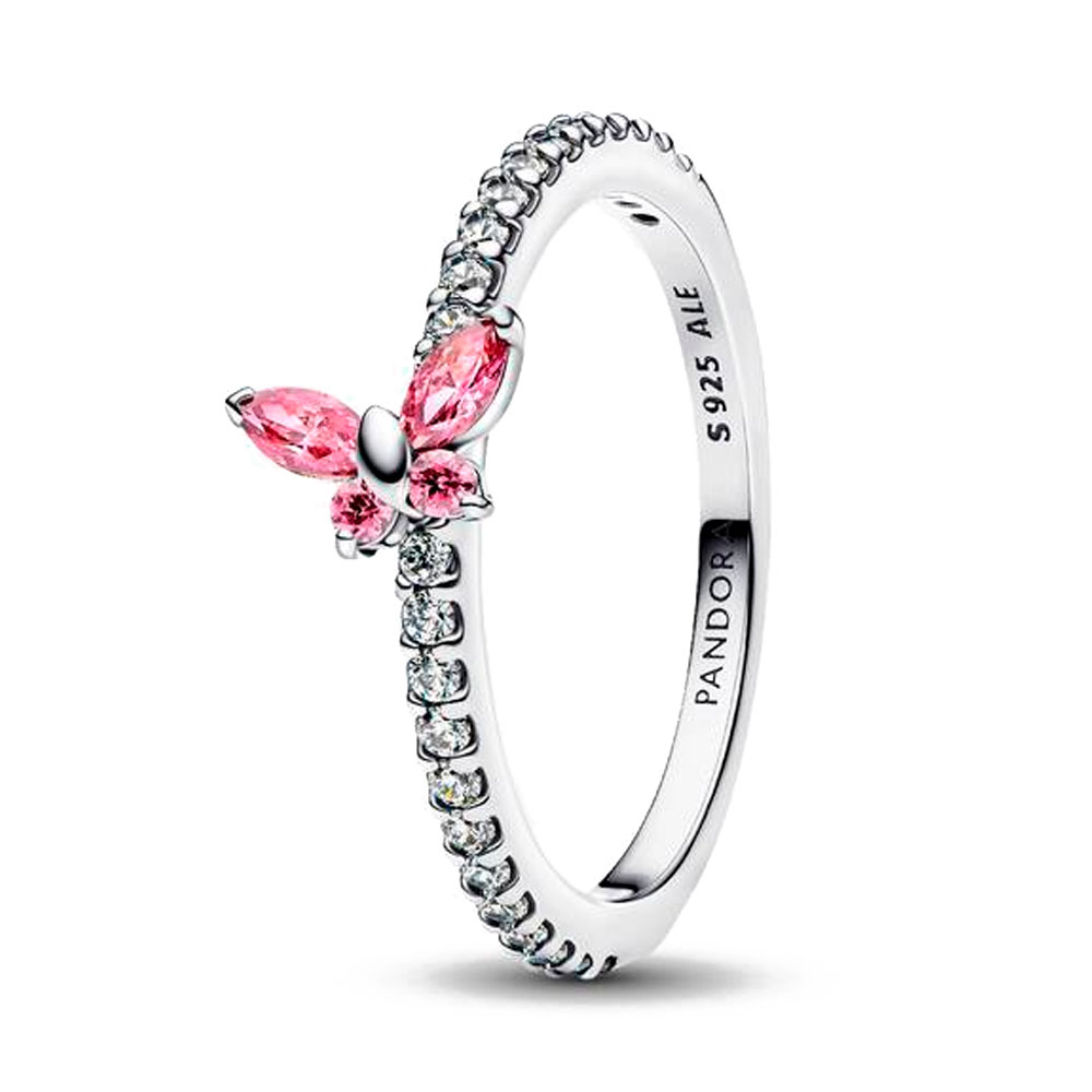 Pandora Anelli Anello largo con farfalla brillante 194269C02
